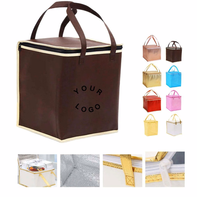 Durable Insulated Tote Bag for Food and Drinks