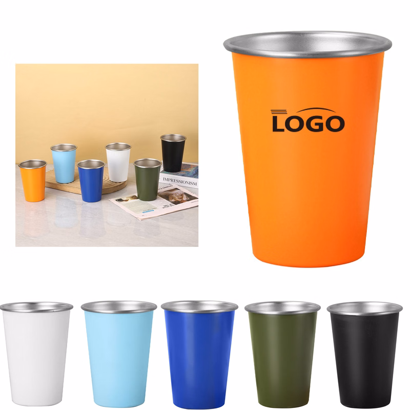 Field Use Stainless Steel Cup Customizable Logo