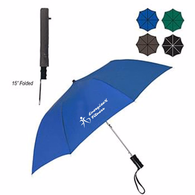 36" Telescopic Foldable Umbrella with Sleeves