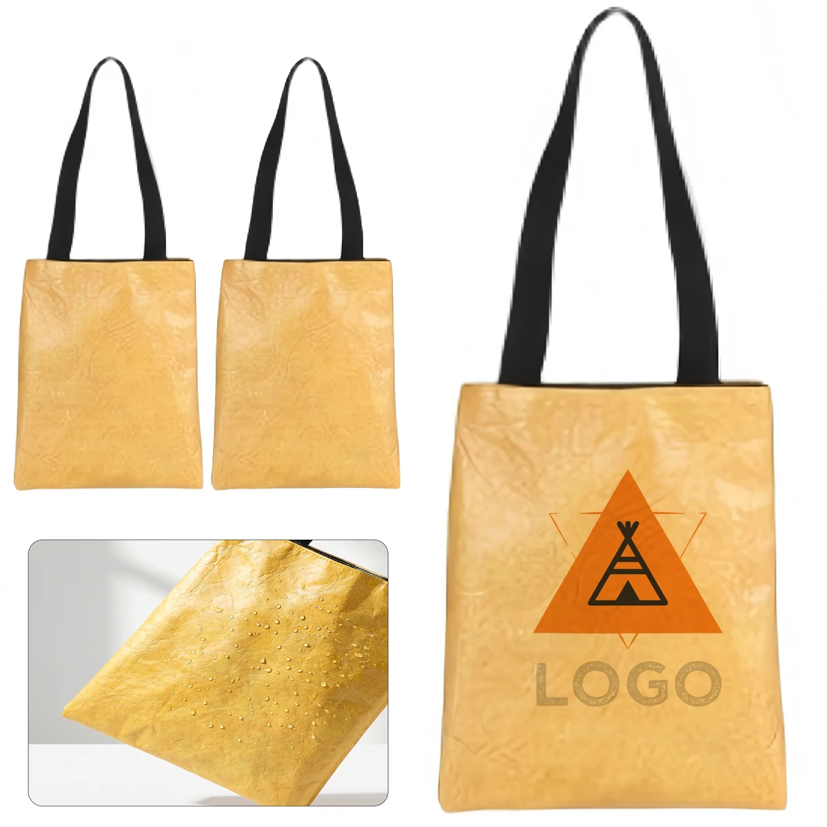 Water Resistant Tyvek Shopper Tote 1