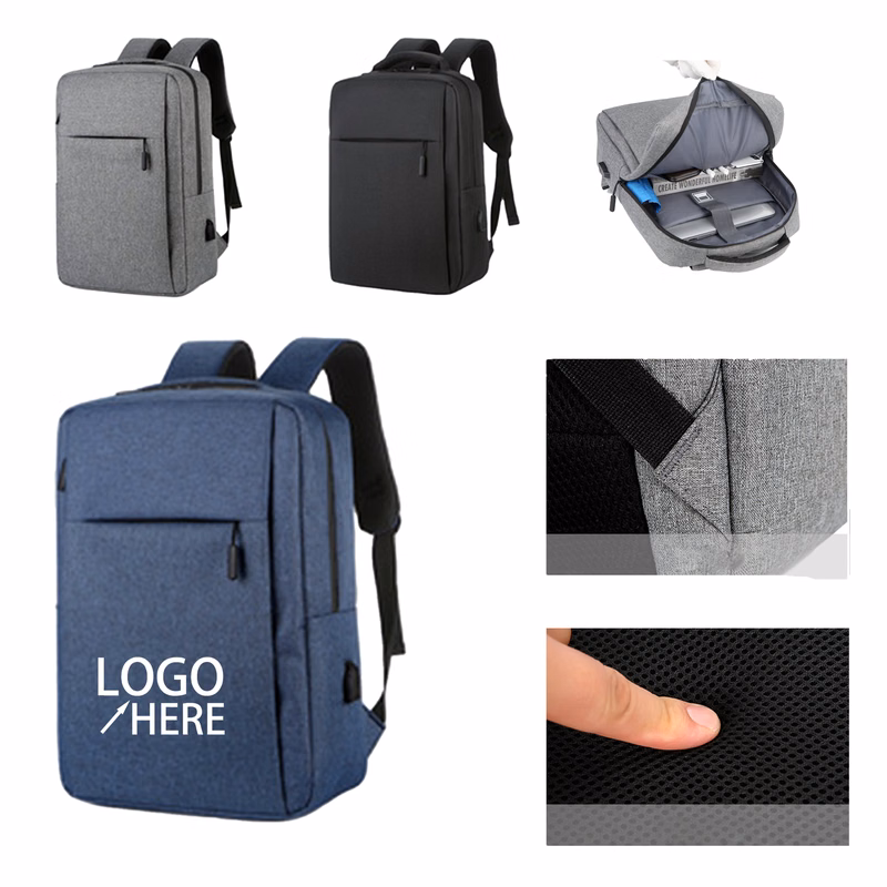 Spacious Oxford Fabric Backpack