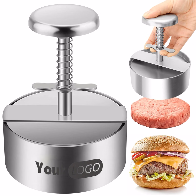 Stainless Steel Adjustable Hamburger Patty Maker