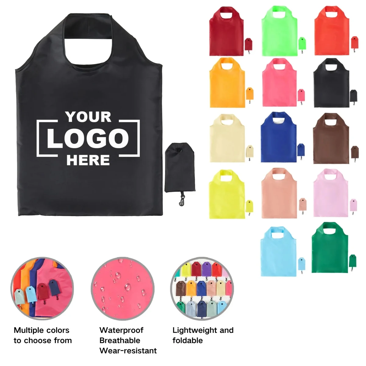 Folding Durable Supermarket Shopping Bag 1