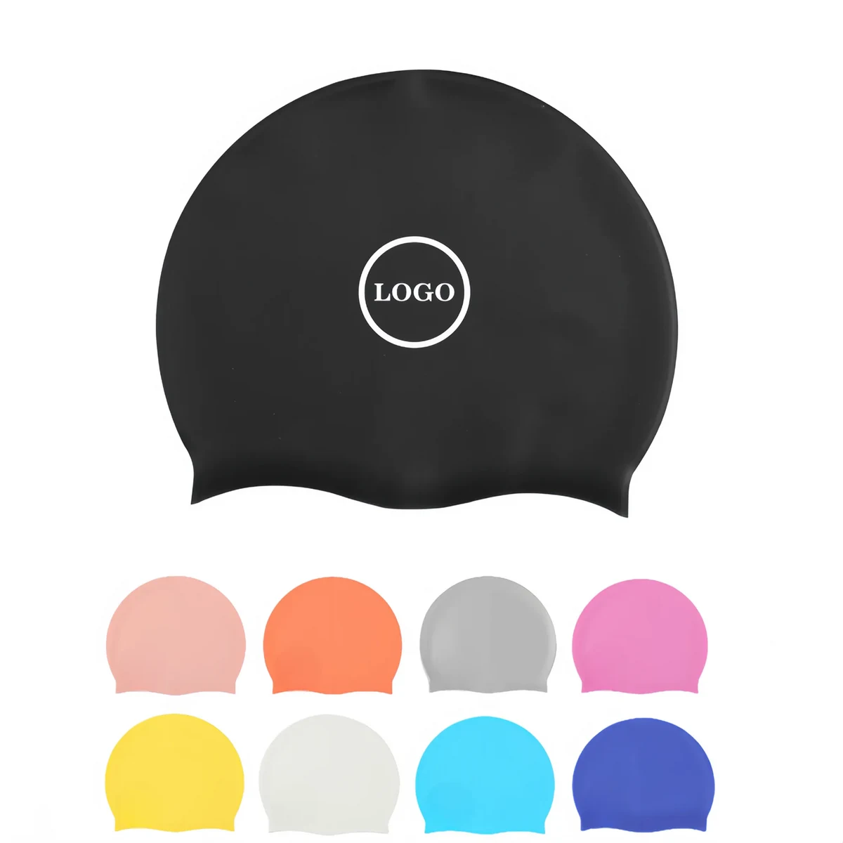 Soft Silicone Swim Cap - High Elasticity 1