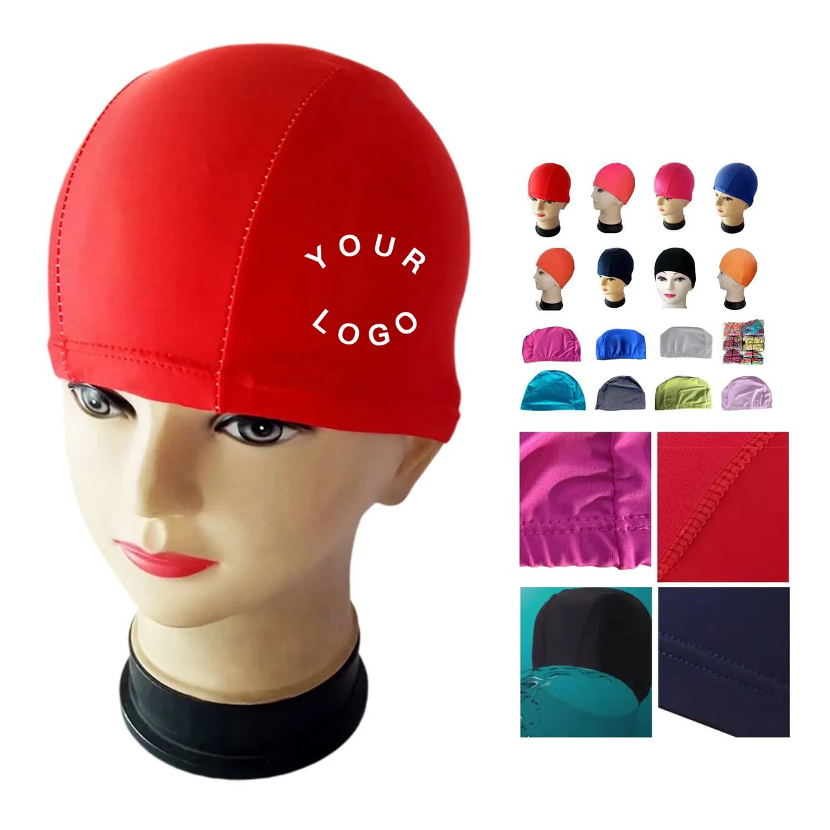 Comfort Fit Swim Cap for Practice Sessions 1