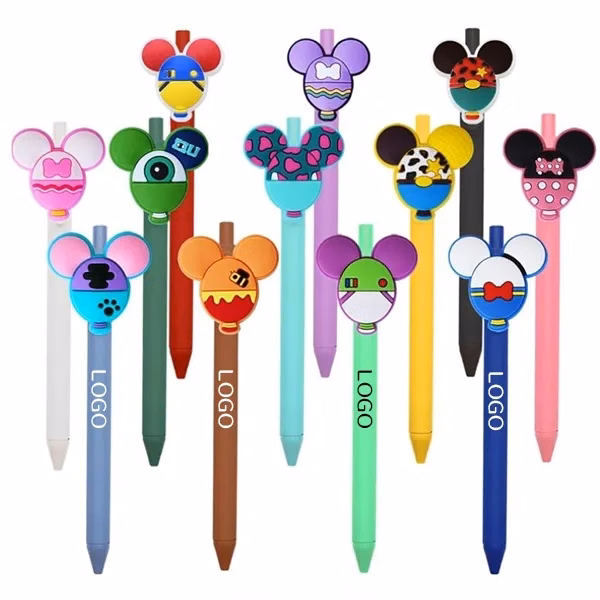 Cartoon Mouse Click Pen with Whimsical