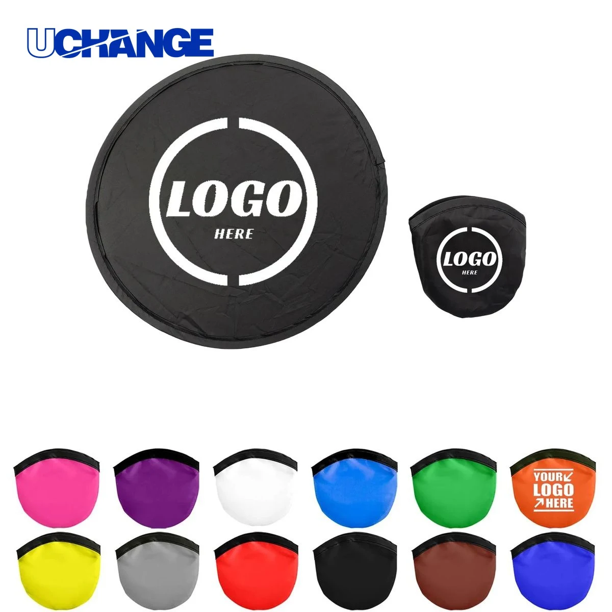 10 Inch Collapsible Flying Disc with Pouch 1