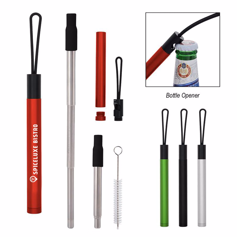 Mateo Straw Kit With Bottle Opener