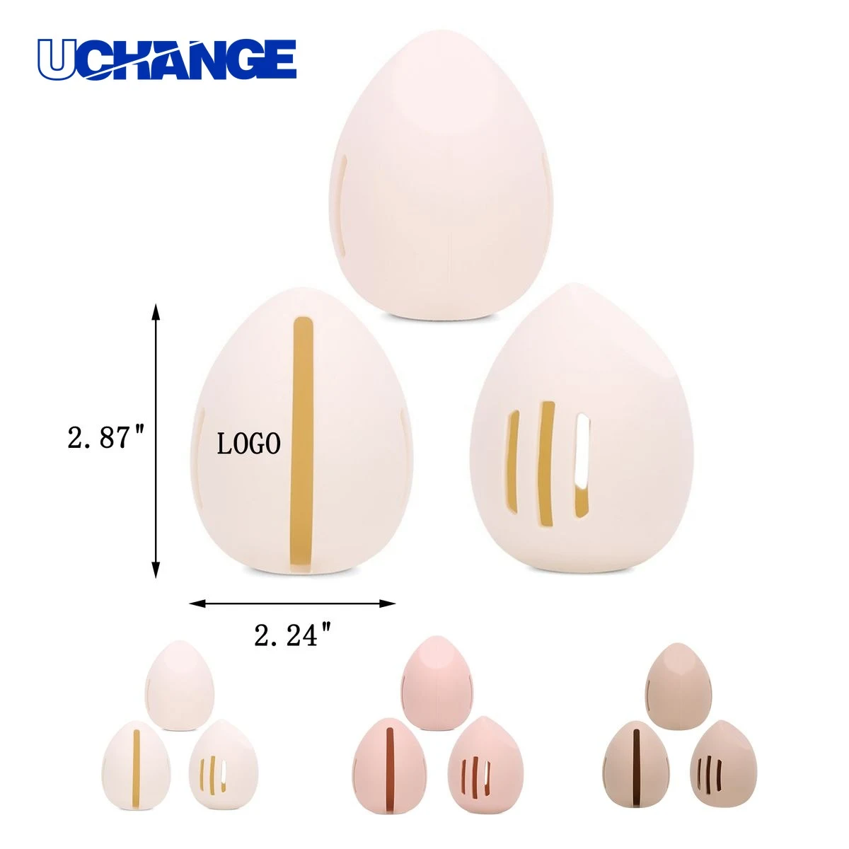 Travel Anti-Mold Silicone Beauty Egg Storage Case 1