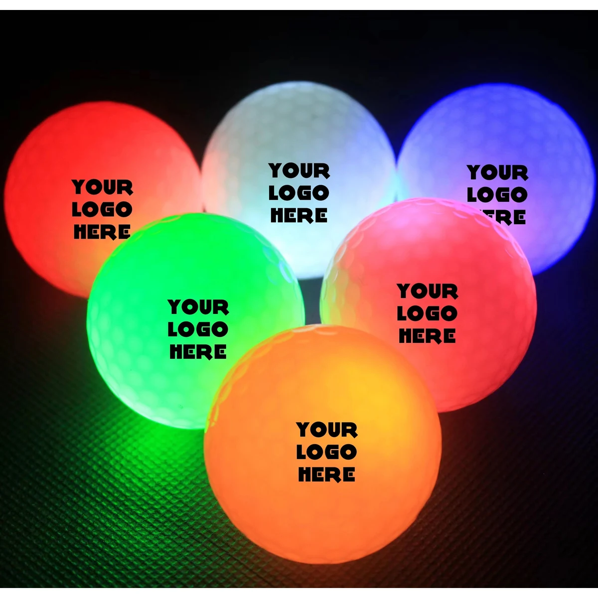 Custom LED Golf Balls- Glow at night 1