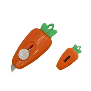 Mini Steel Carving Knife Detachable Blade Carrot Shaped 1