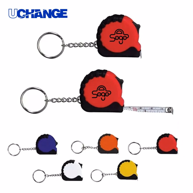 1M Mini Tape Measure Keychain Tool