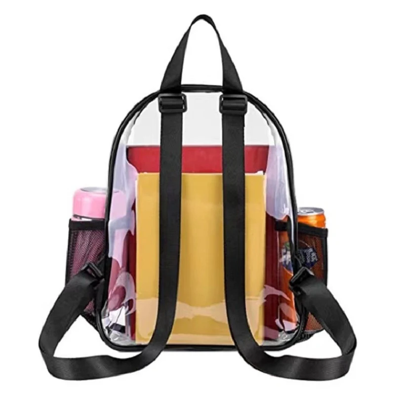 Custom Stadium Approved Clear PVC Backpack 1