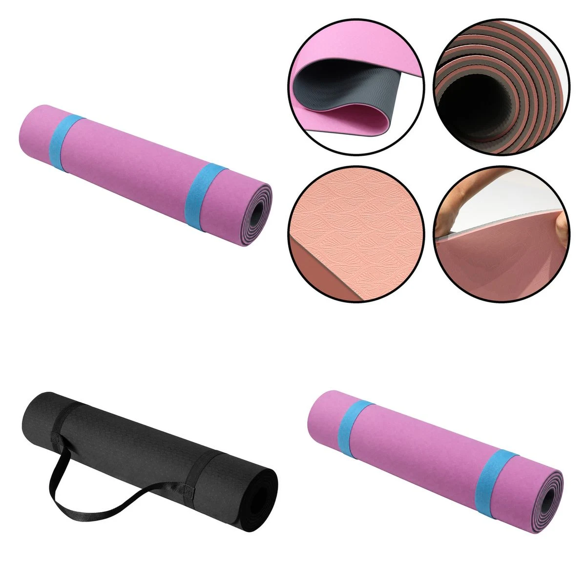 Textured TPE Yoga Mat 1