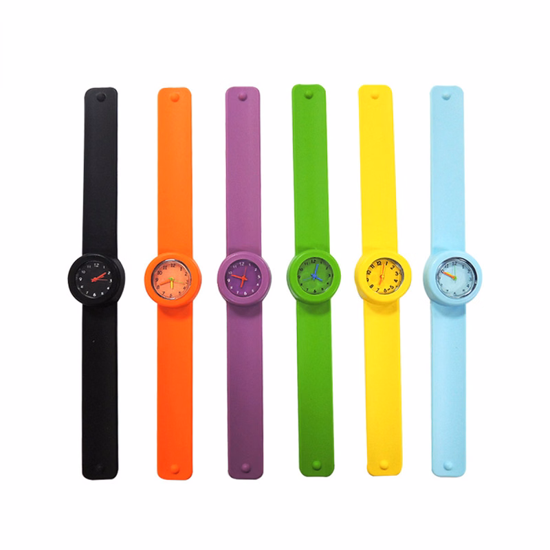 Children silicone watch clap ring