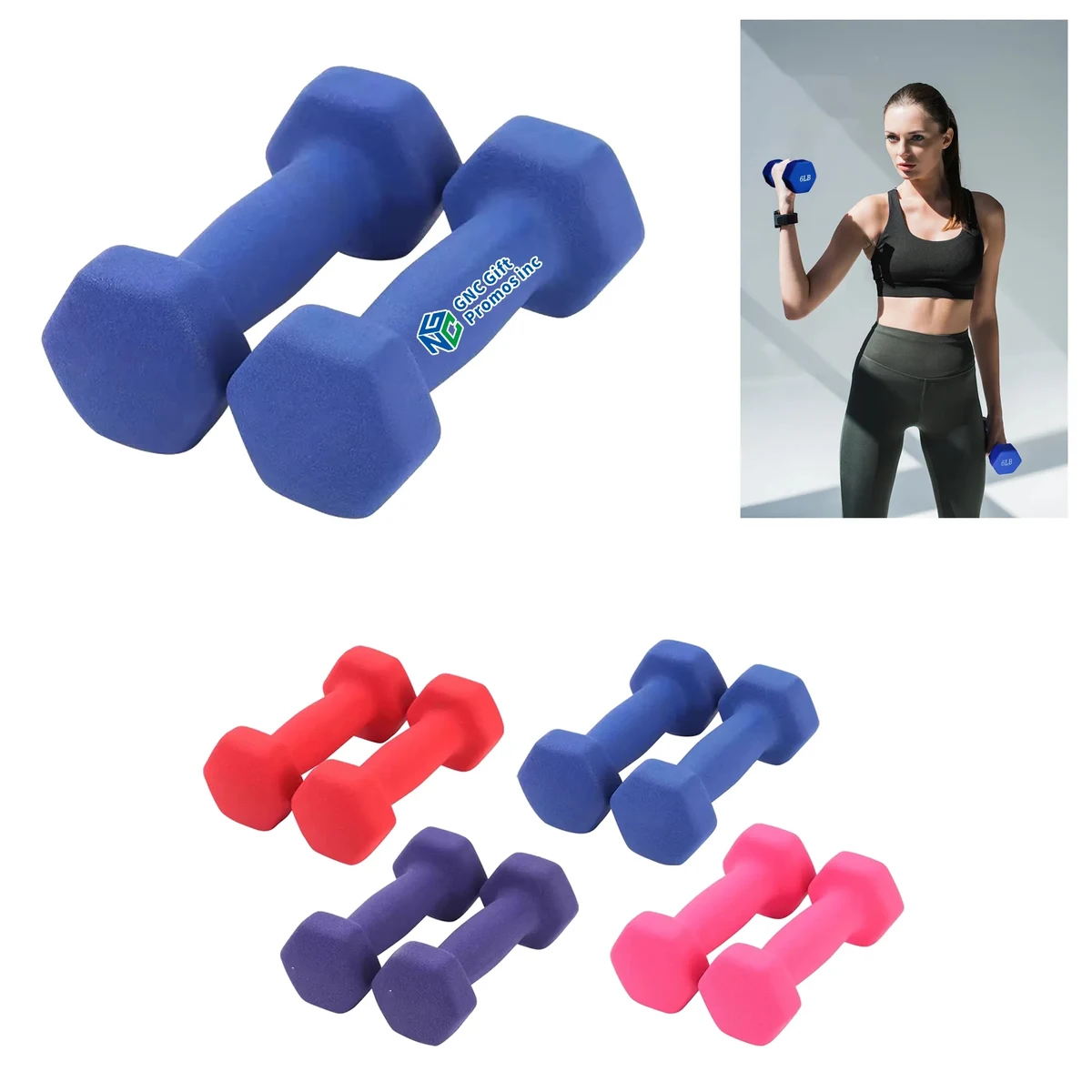 Neoprene Dumbbell Hand Weights 1