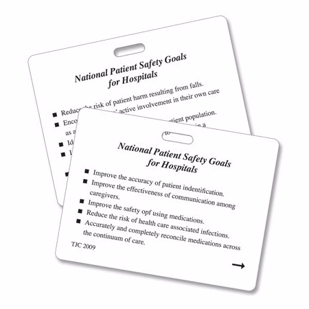 Badge, National Patient Safety Goals