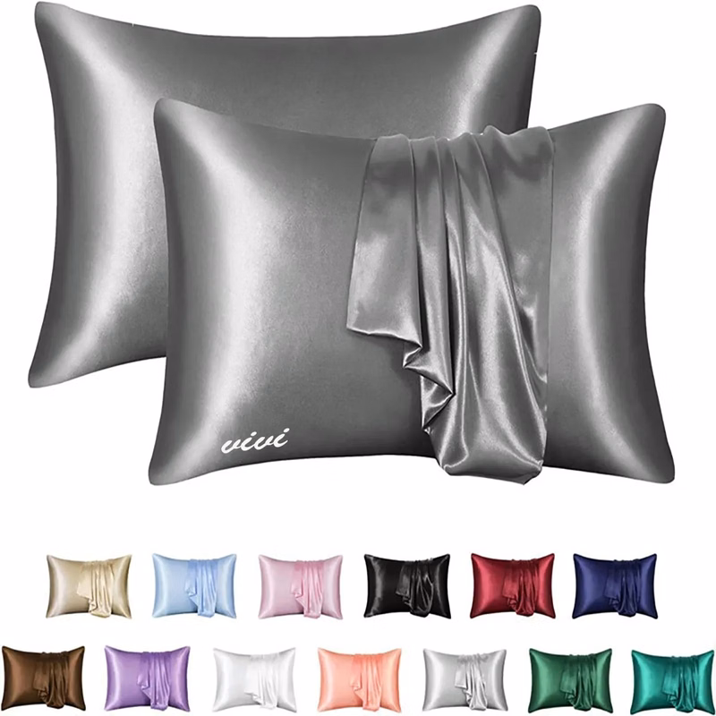 Standard Size Satin Pillow Cases 20x26-inches