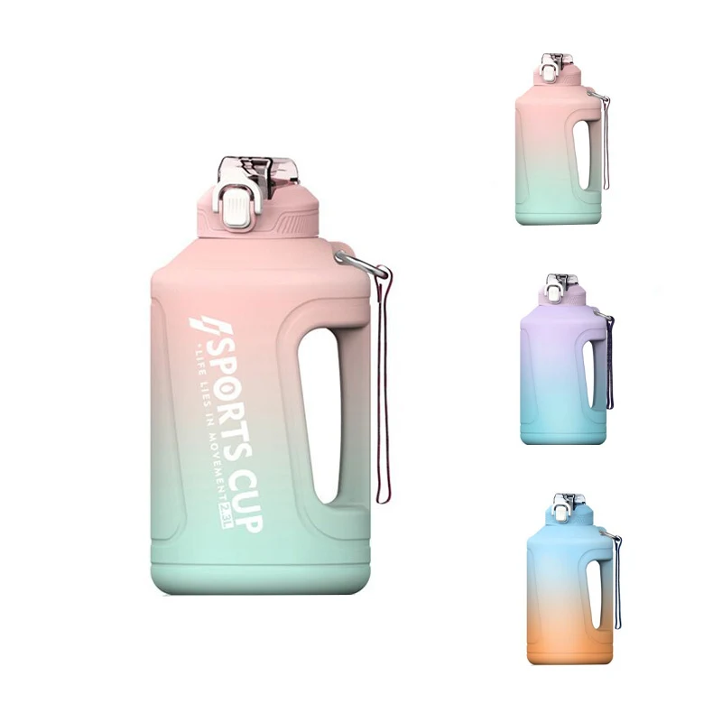 50 Oz Plastic Sport Water Bottle with Time Marker 1