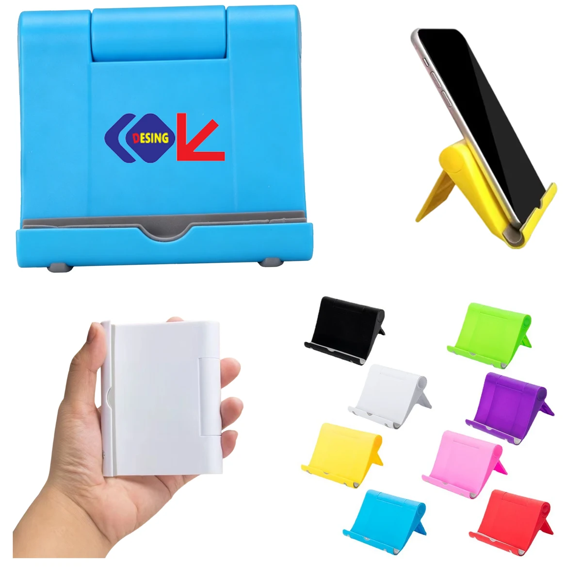 Foldable Plastic Phone Stand 1