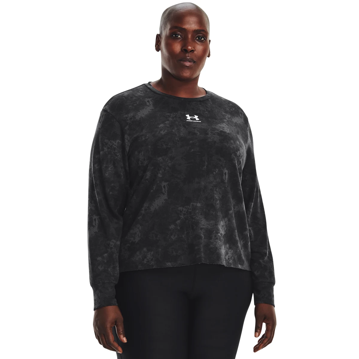 Women's UA Rival Terry Printed Crew 1