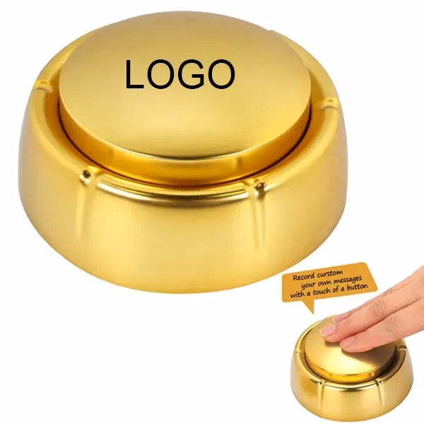 Golden Recordable Easy Talking Button