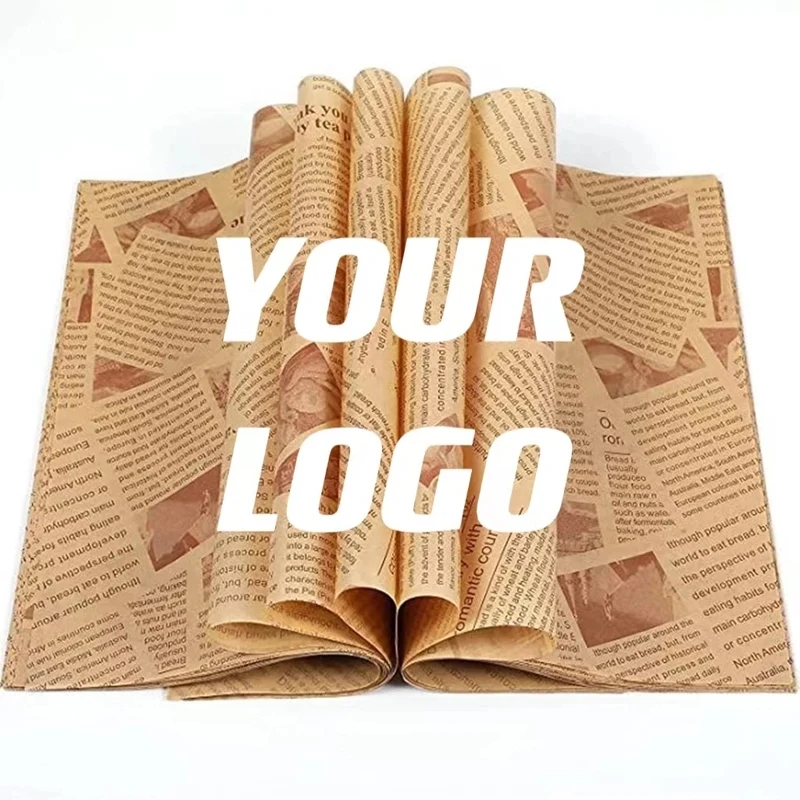 Food Wrapping Paper Sheets For Hamburger 1