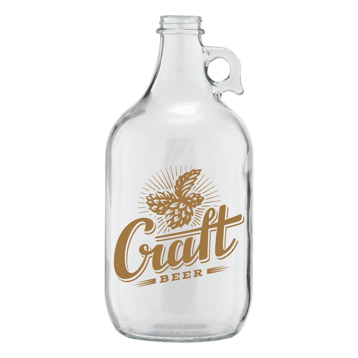 64 oz. Clear Growler w/o Lids 1