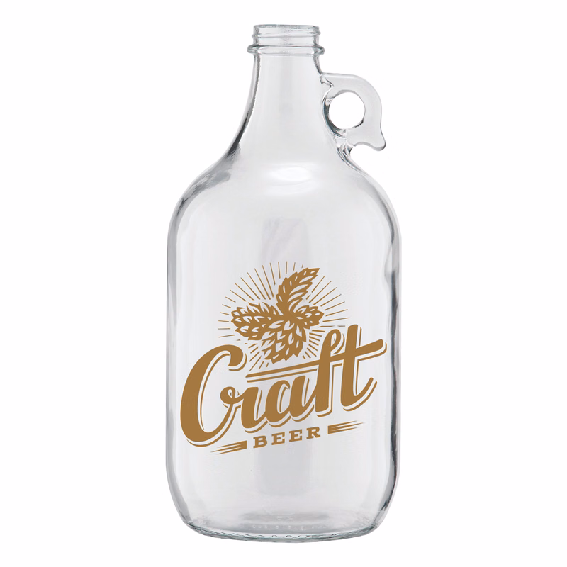 64 oz. Clear Growler w/o Lids