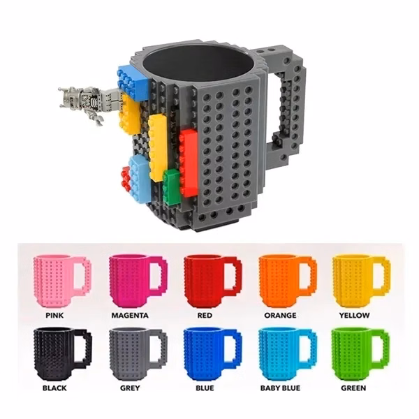 Assembly Toy Mug with Fun Building Block Cup