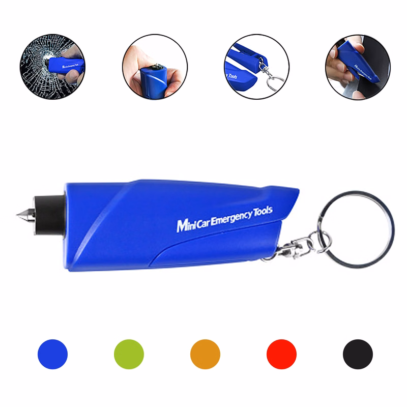 3 in 1 Car Safety Hammer With Key Chain
