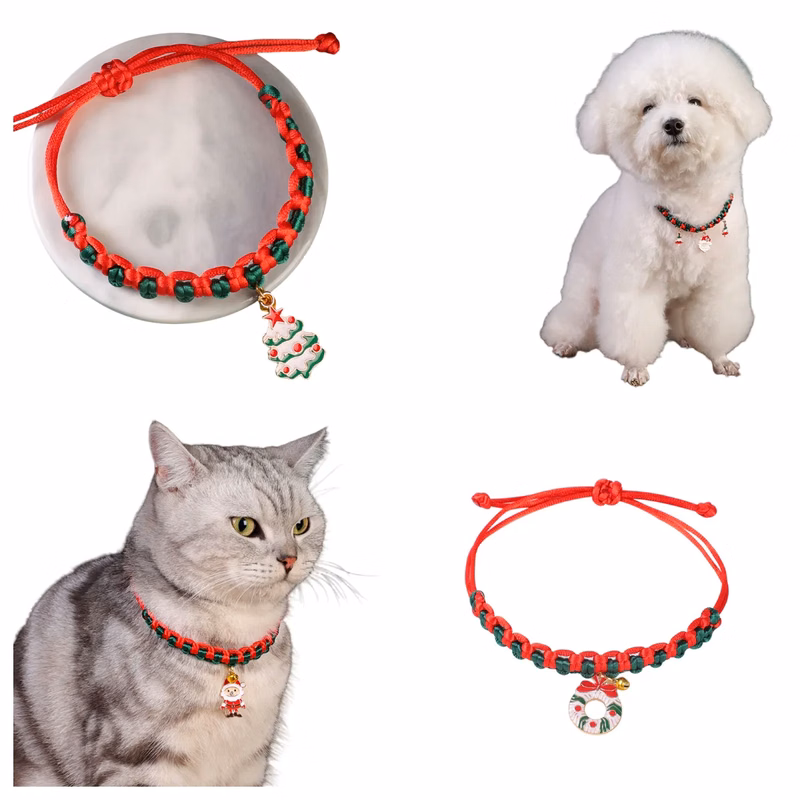Christmas pet collar