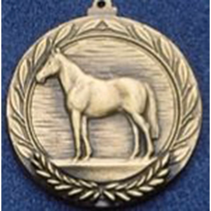 2.5" Stock Cast Medallion (Thoroughbred Horse)