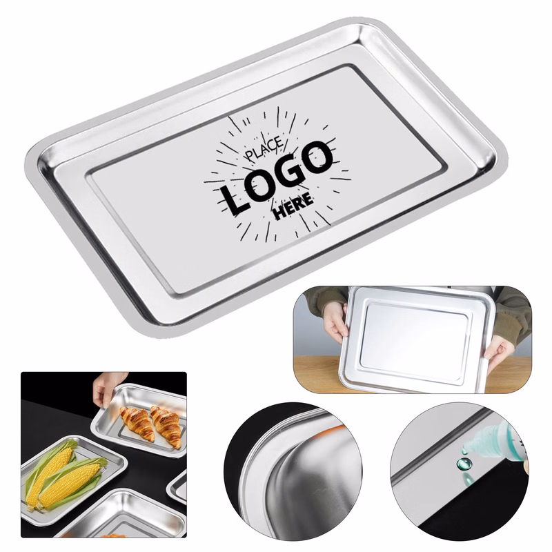 Stainless Steel Rectangular Tray