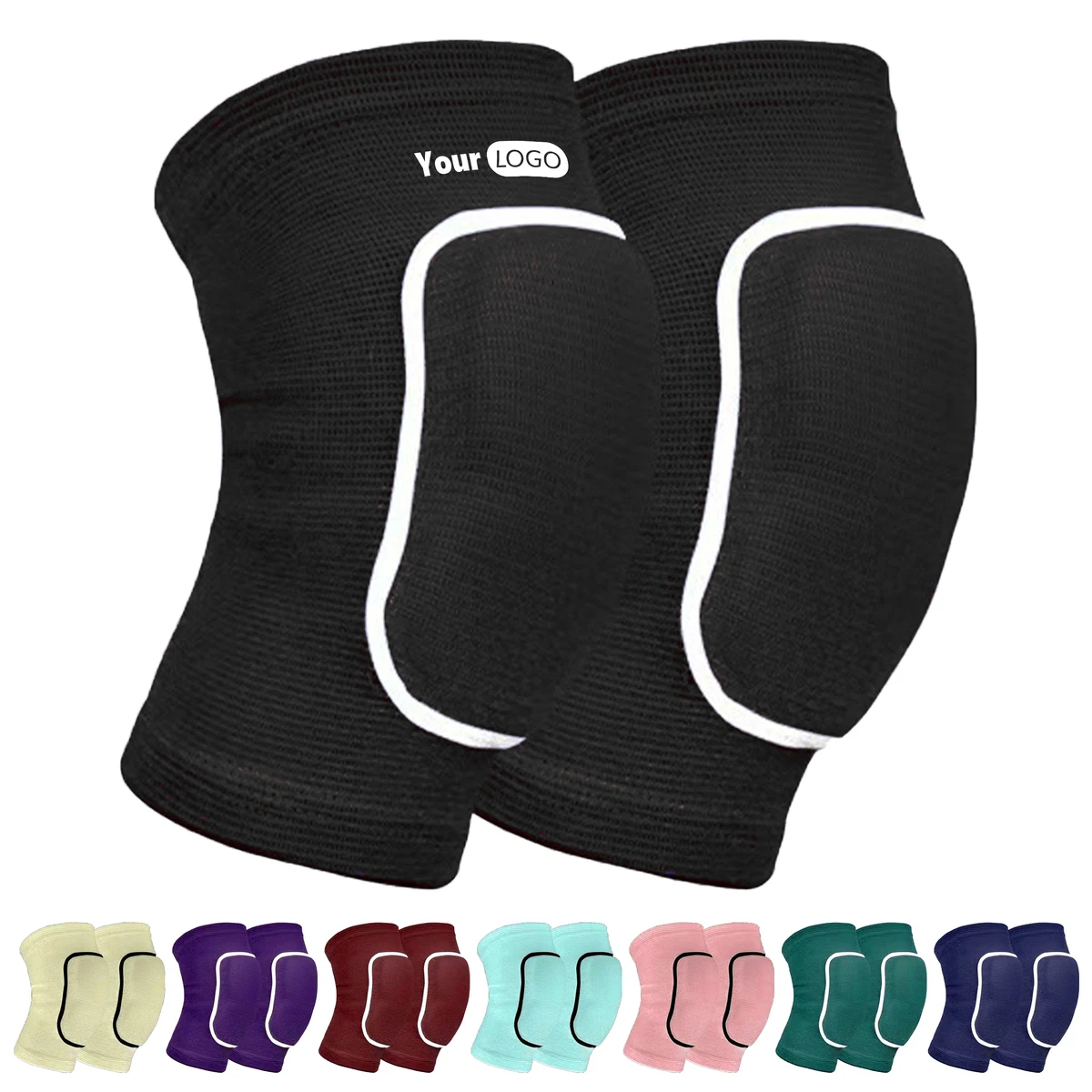 Nylon Extra-Thick Padded Knee Pads For Dance & Fitness ?C Ultimate Comfort And Protection 1