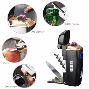 4 In 1 Dual Arc Electric Lighter