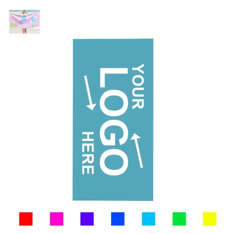 31''X 63'' Full Color Beach Towels 1