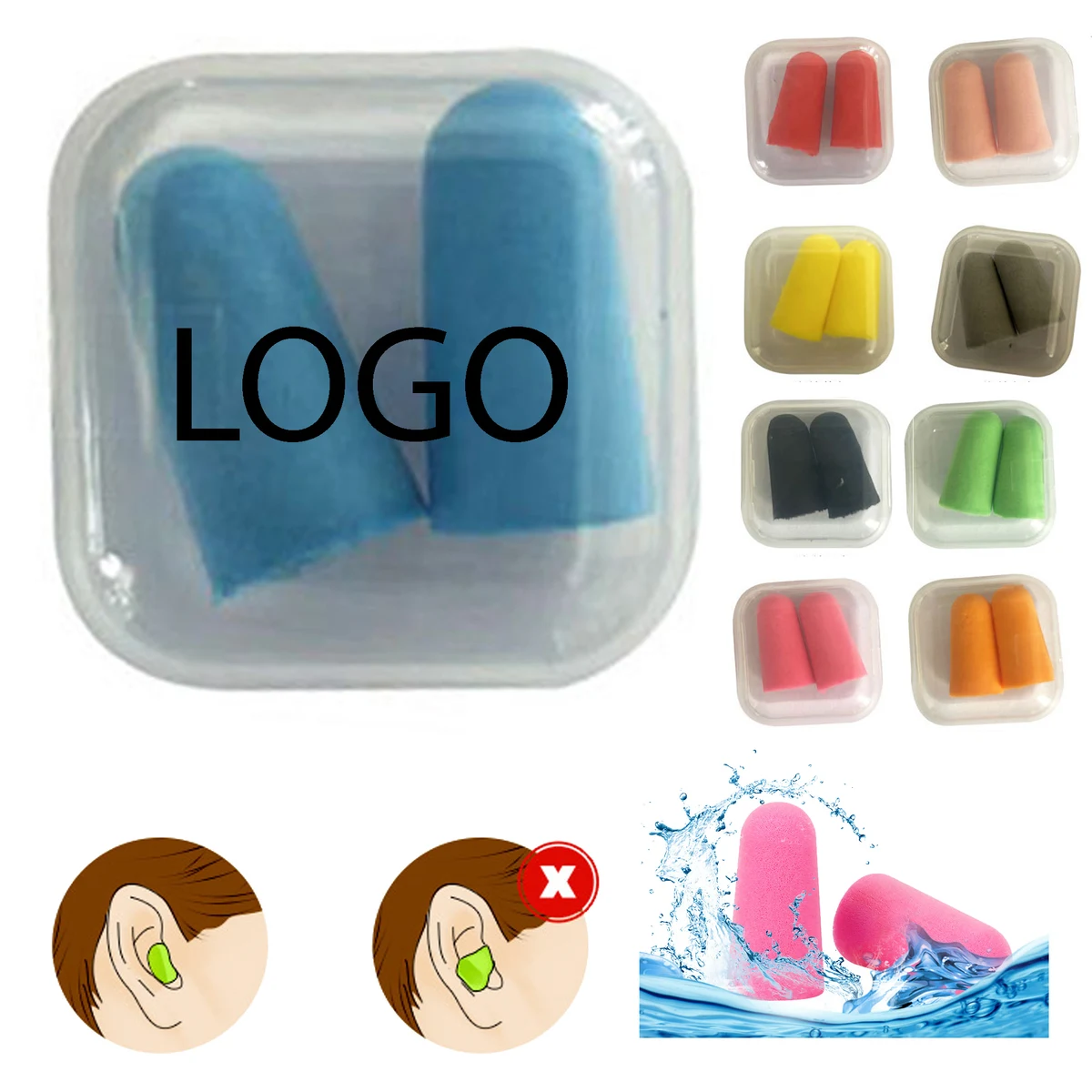 Comfortable Foam Sleep Earplugs 1