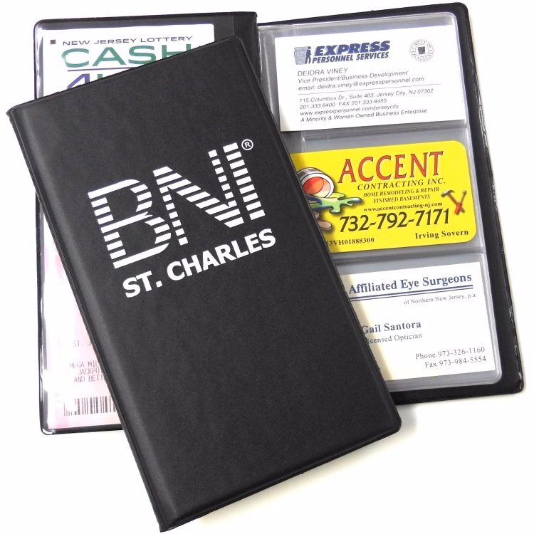 Deluxe Business Card Organizer - 24 Card Capacity