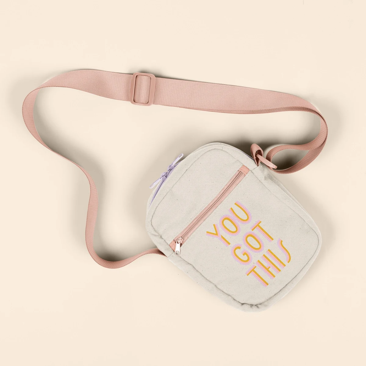 PORTRAIT CROSSBODY - NATURAL CANVAS 1