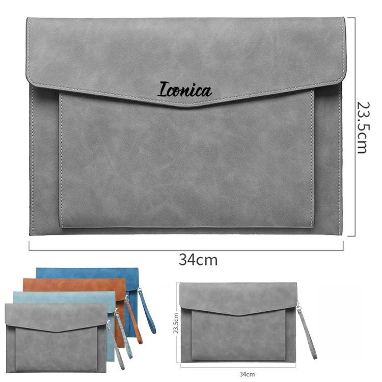 PU Leather A4 2 Pockets Document Holder 1