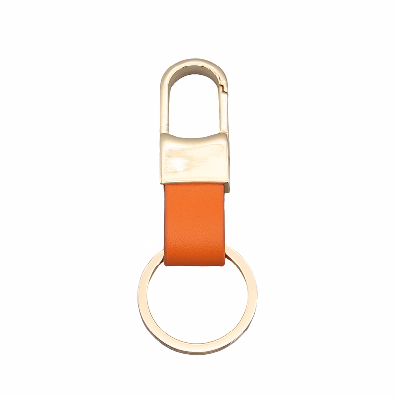 Zinc Alloy Key Holder With PU Leather Strap 3.35" Length X 1.26" Width