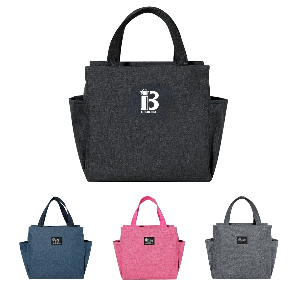 Portable Double Pocket Insulated Lunch Bag 1