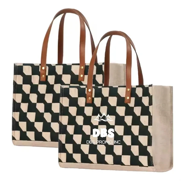 Canvas Tote Handbag for Women, custom tote bag with logo imprint 1