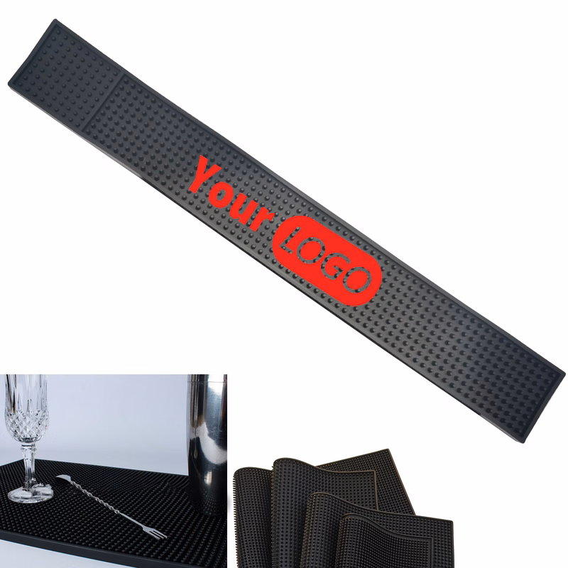 Soft PVC Rubber Bar Mat 24"L x 3 1/4"