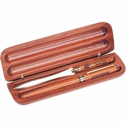 Rosewood Double Pen Case