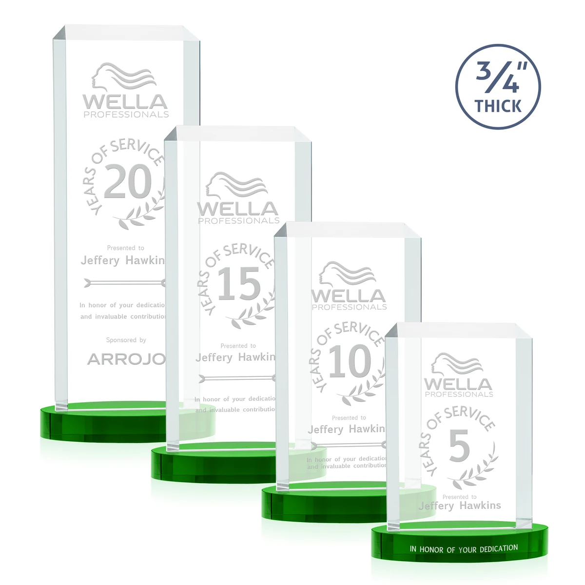 Dalton Award on Alberton Base - Green 1