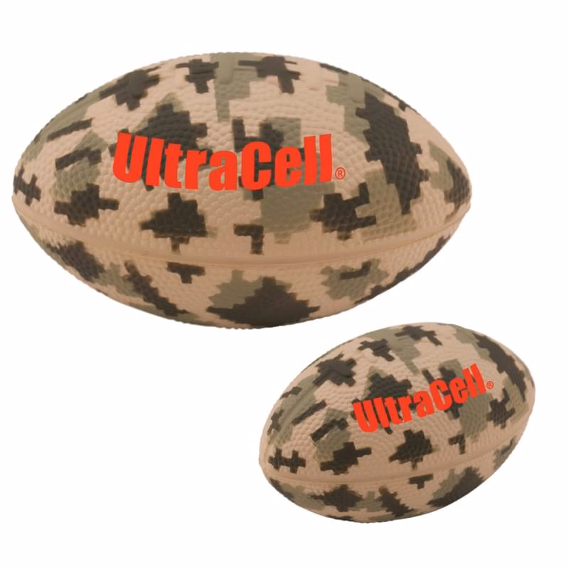 Digital Camo Large Football Stress Reliever "�? 5"