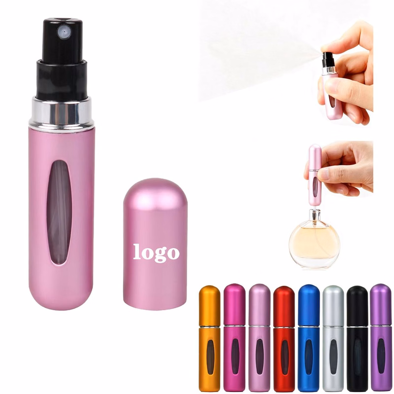 Refillable Travel Aluminum Perfume Spray Bottle