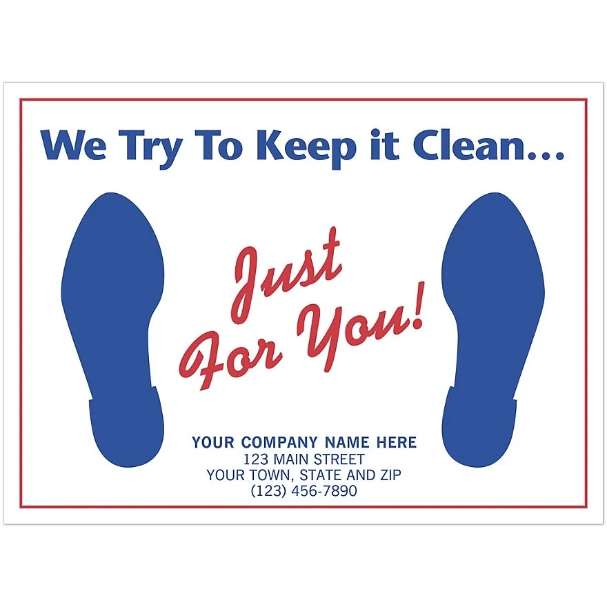 Auto Floor Mats, "We Try To Keep It Clean..." 1